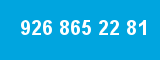 926 865 22 81
